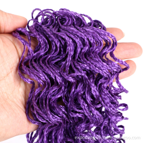 Fashion 22 Inch Zizi Crochet Hair Curly Style Synthetic Hair Extension Crochet Braiding Hair High Quality